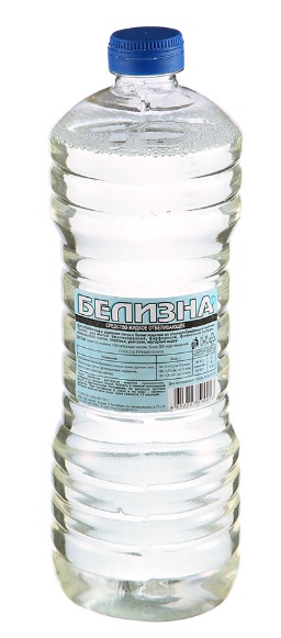 Белизна отбеливатель, жидкий, 1л, хлорсодержащий, фасовка: пластиковая бутыль.