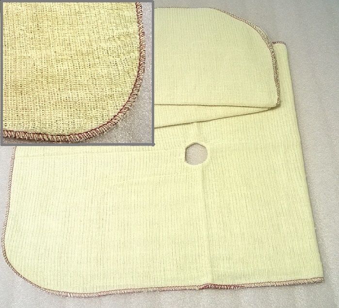 Тряпка для пола 3-х слойная, 60х80 см, ткань: неткол - объемная, впитывающая,  
с отверстием под черенок, кромки обработаны методом оверлок.