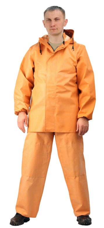 Костюм Рокон Букса влагозащитный, куртка+полукомбинезон, с капюшоном, 450г/м2, швы проклеены.